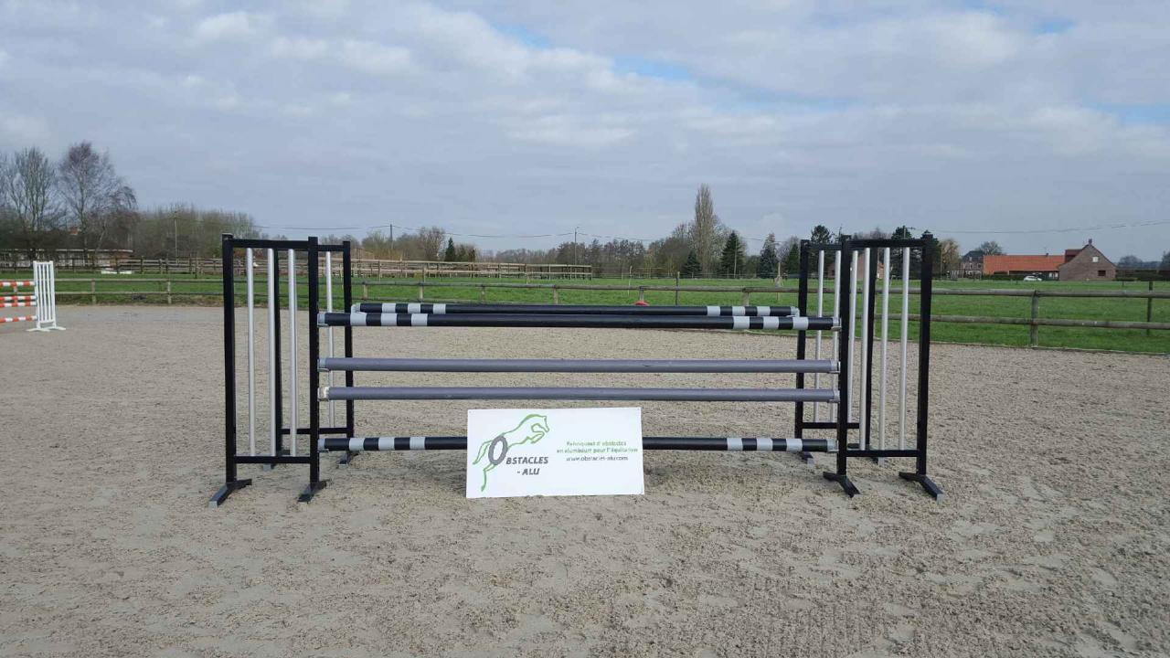 obstacle equitation oxer noir